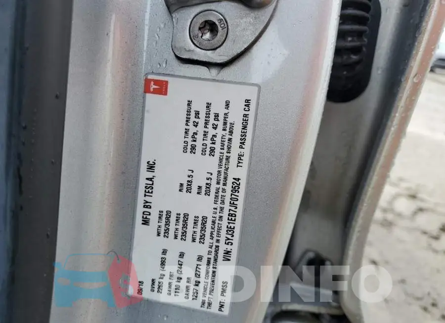 5YJ3E1EB7JF079524 Photo# 12