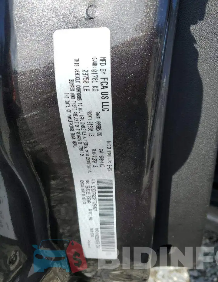 3C3CFFGEXFT726027 Photo# 13