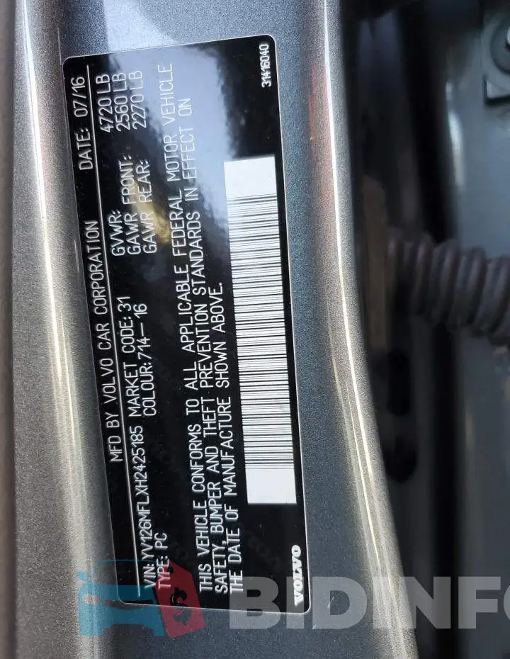 YV126MFLXH2425185 Photo# 12