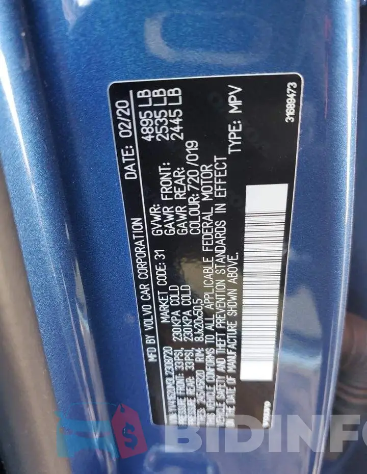 YV4162UM3L2308720 Photo# 12