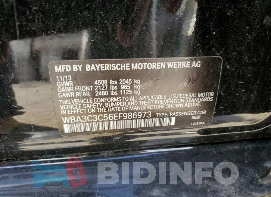 WBA3C3C56EF986973 Photo# 12