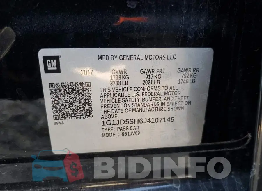 1G1JD5SH6J4107145 Photo# 13