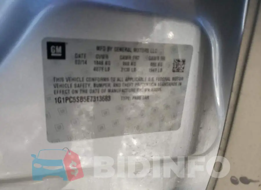 1G1PC5SB5E7313683 Photo# 13