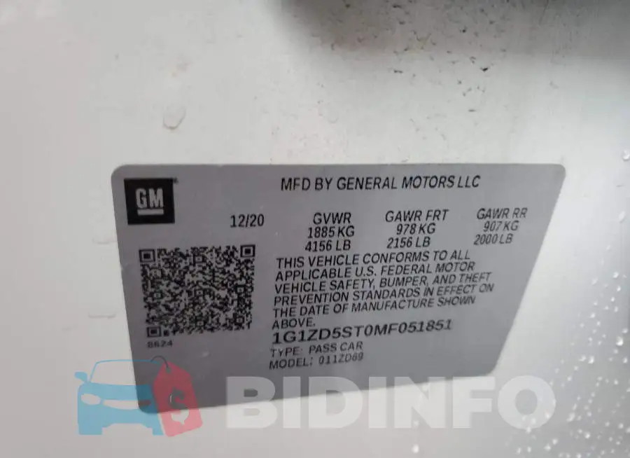 1G1ZD5ST0MF051851 Photo# 12