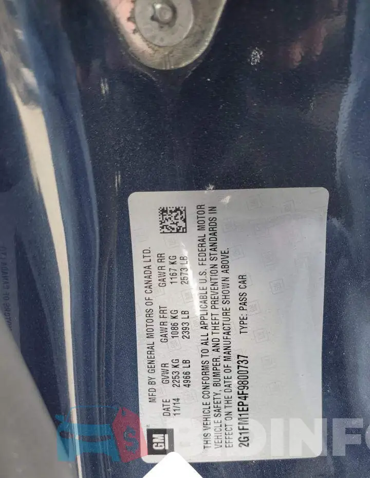 2G1FM1EP4F9800737 Photo# 12