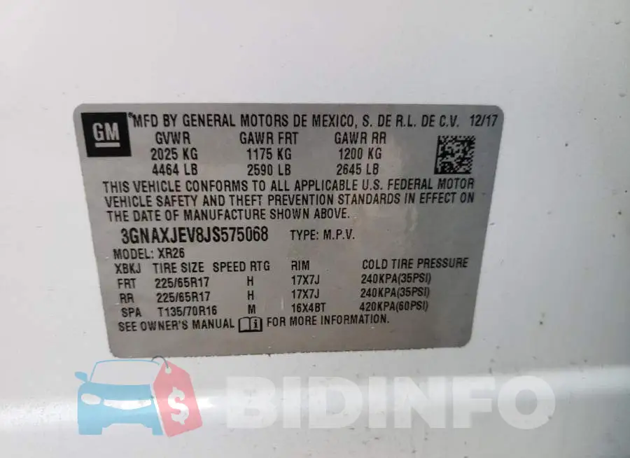 3GNAXJEV8JS575068 Photo# 12