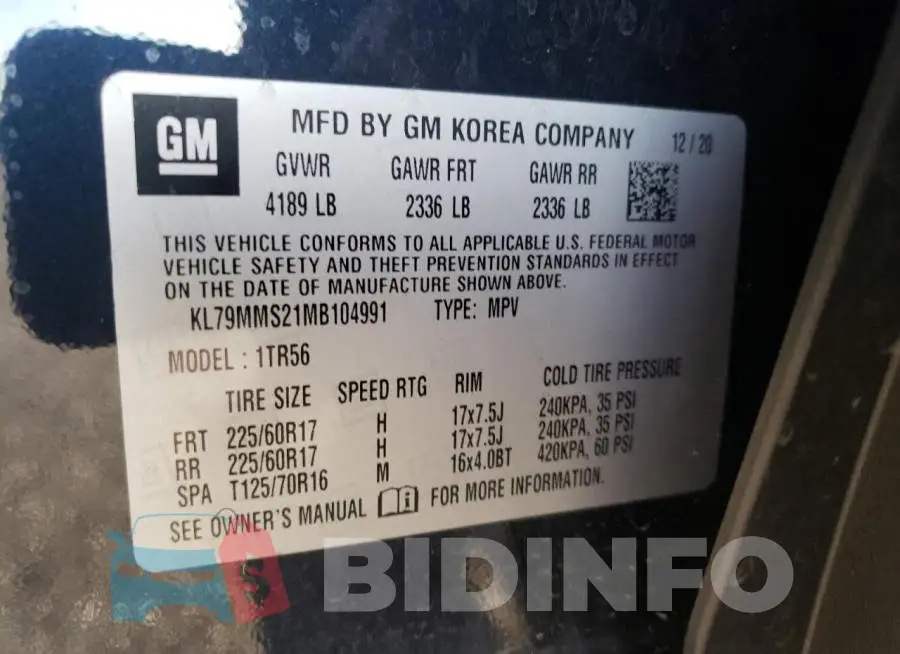 KL79MMS21MB104991 Photo# 13
