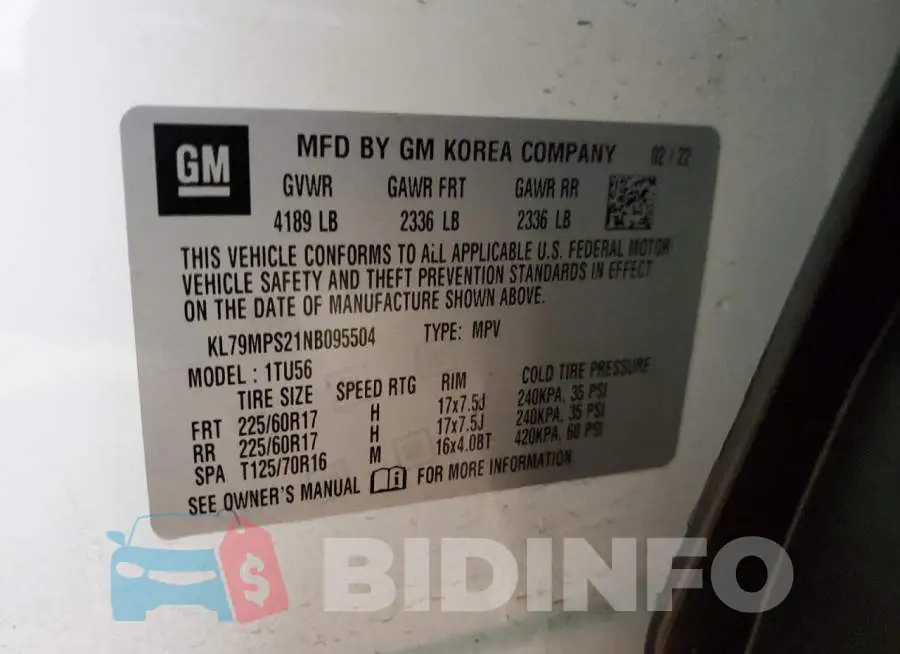 KL79MPS21NB095504 Photo# 12