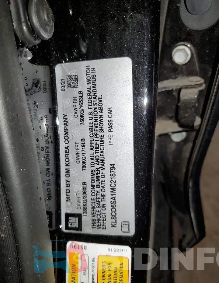 KL8CD6SA1MC218794 Photo# 13
