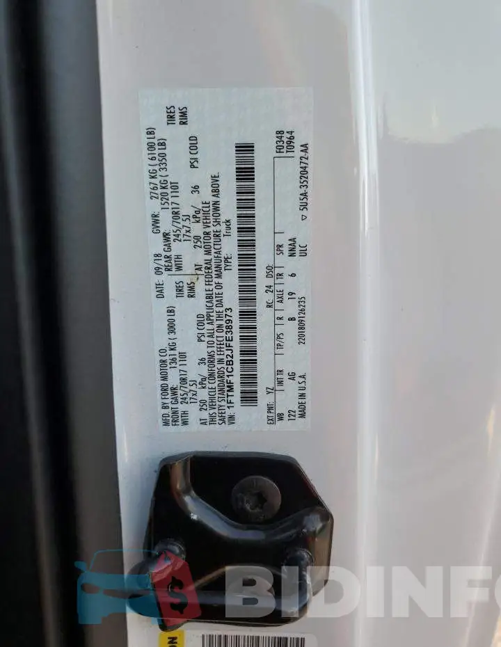 1FTMF1CB2JFE38973 Photo# 12