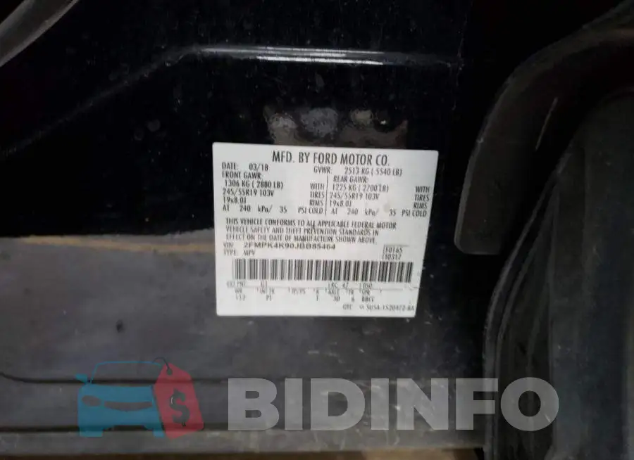 2FMPK4K90JBB85464 Photo# 14