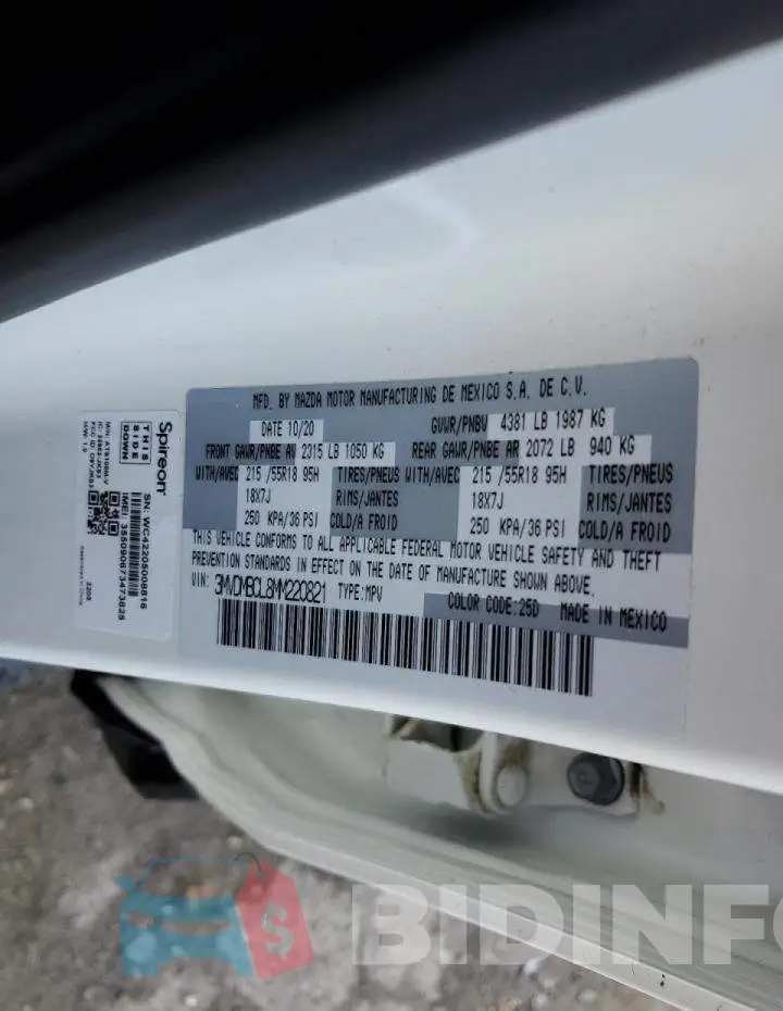 3MVDMBCL8MM220821 Photo# 12