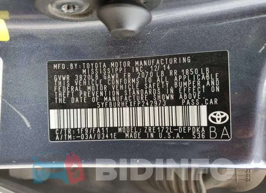 5YFBURHEXFP242973 Photo# 12