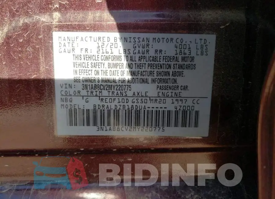 3N1AB8CV2MY220775 Photo# 13