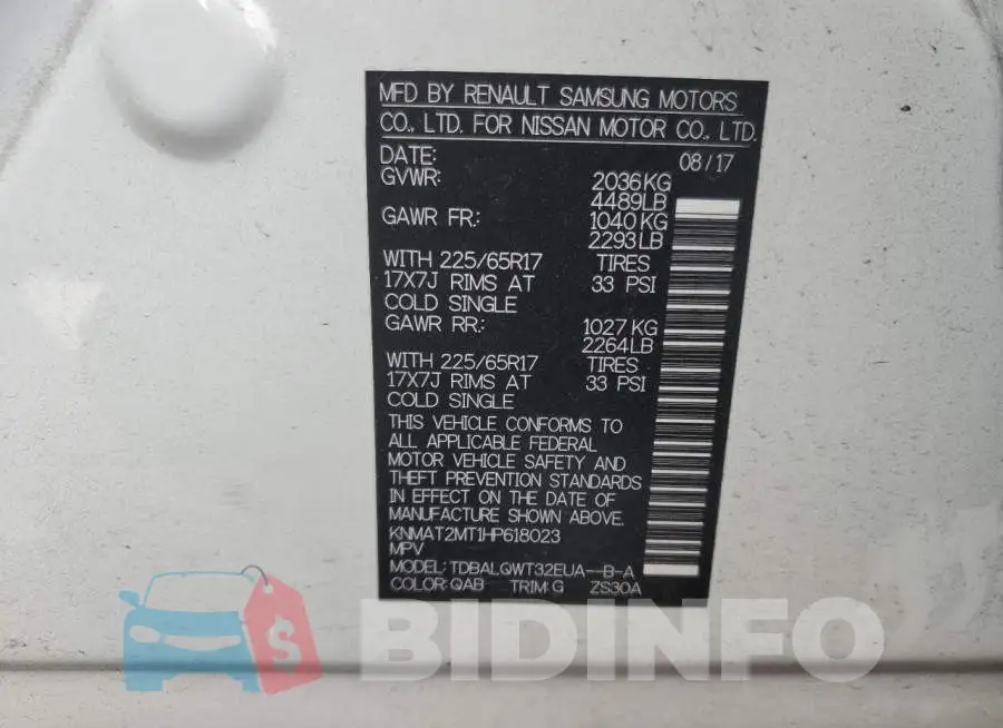 KNMAT2MT1HP618023 Photo# 13