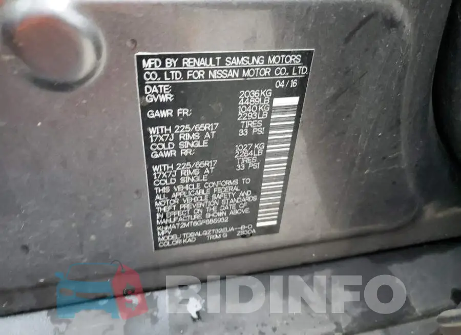 KNMAT2MT6GP686932 Photo# 13