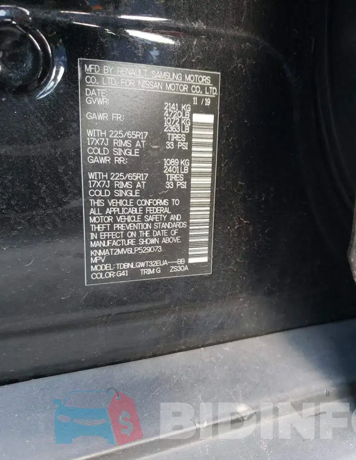 KNMAT2MV6LP529073 Photo# 13
