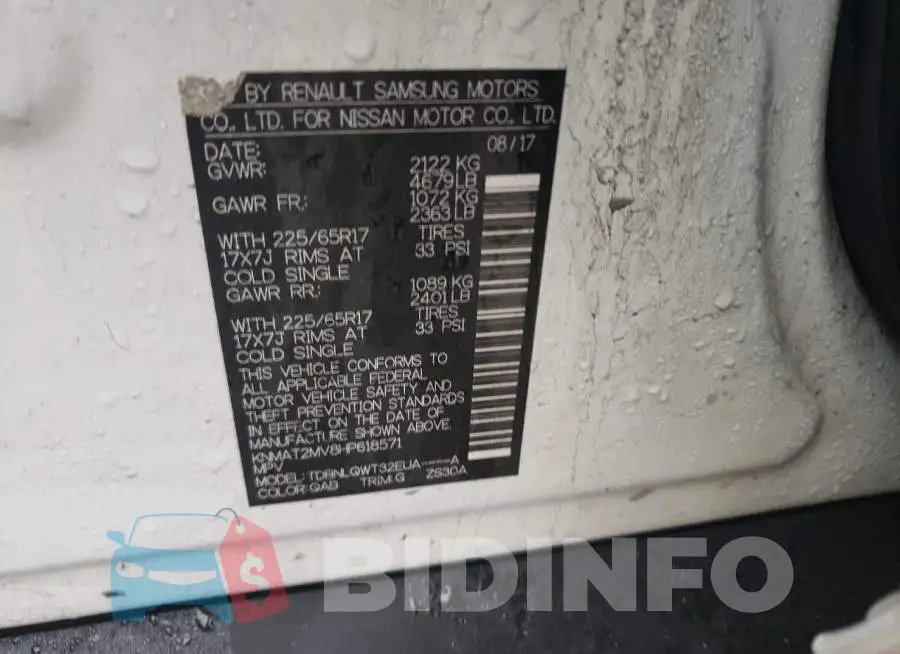 KNMAT2MV8HP618571 Photo# 14