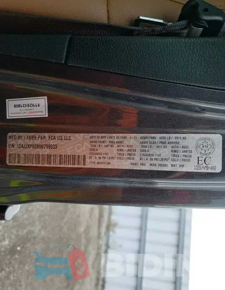 1C4JJXP60MW799933 Photo# 13