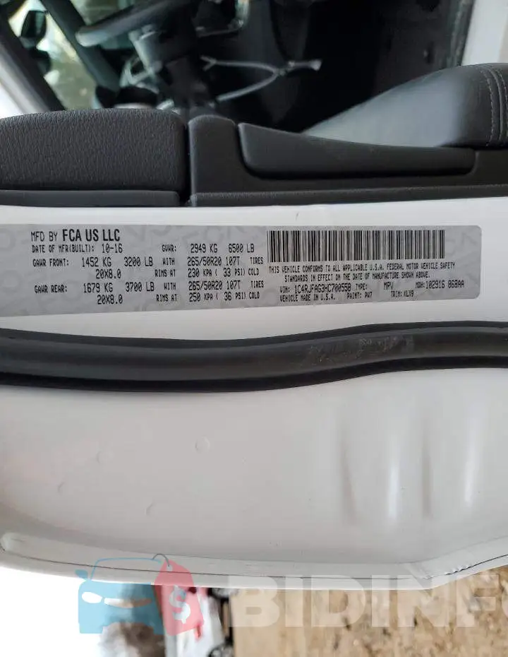 1C4RJFAG3HC700558 Photo# 14