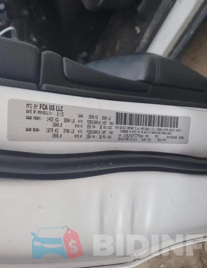 1C4RJFAG7FC775504 Photo# 14