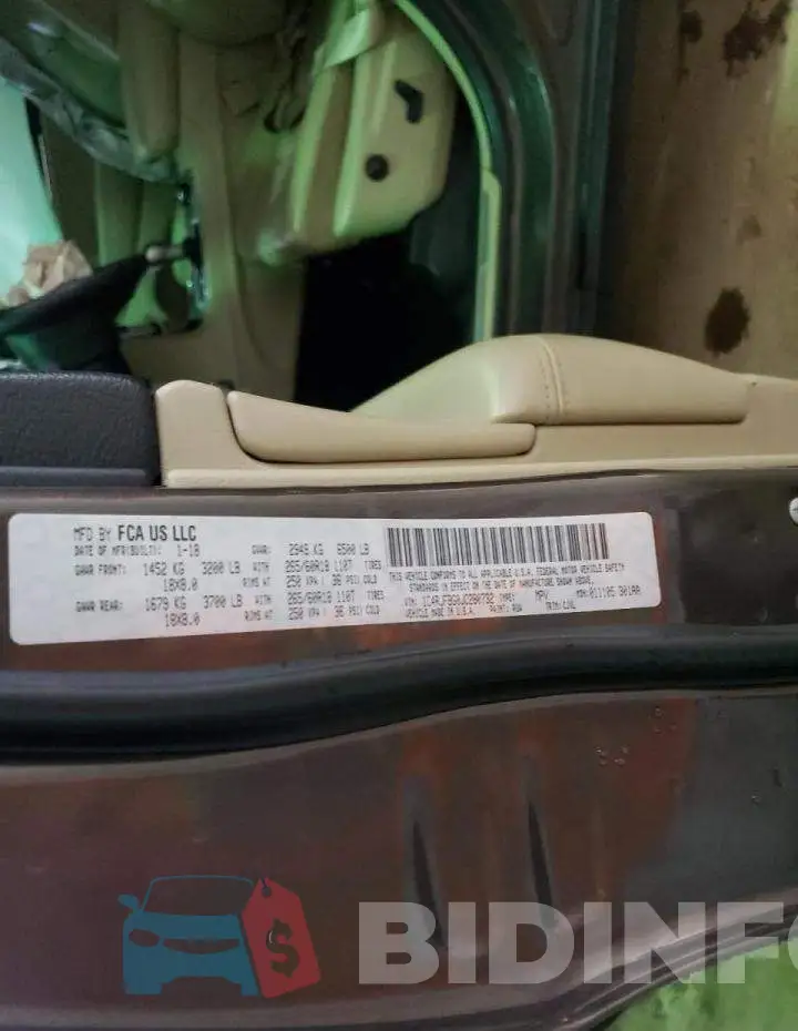 1C4RJFBG0JC280732 Photo# 13