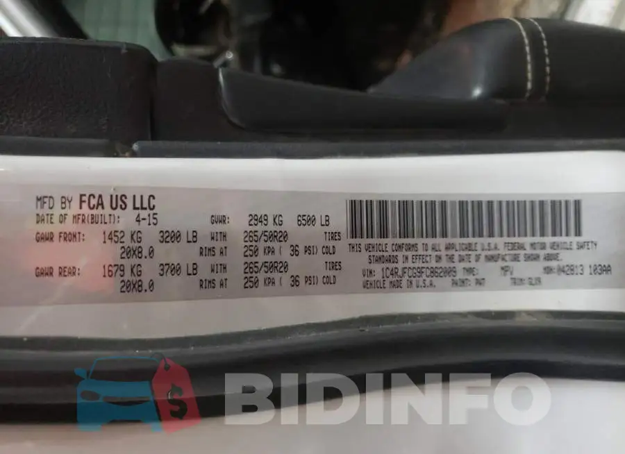 1C4RJFCG9FC862009 Photo# 13