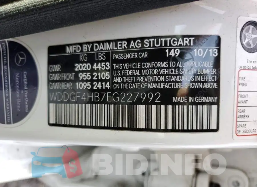 WDDGF4HB7EG227992 Photo# 13