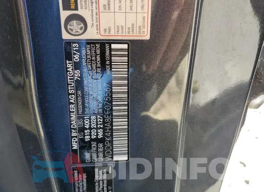 WDDPK4HA8EF075567 Photo# 12