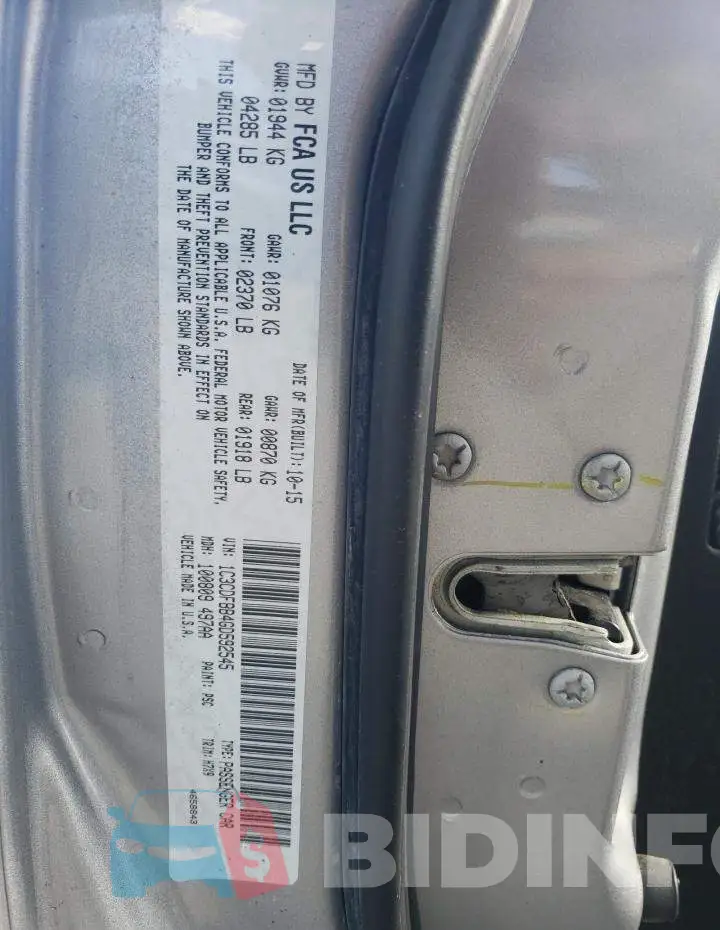 1C3CDFBB4GD592545 Photo# 12