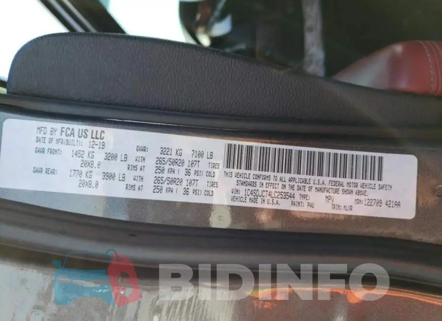 1C4SDJCT4LC253544 Photo# 13