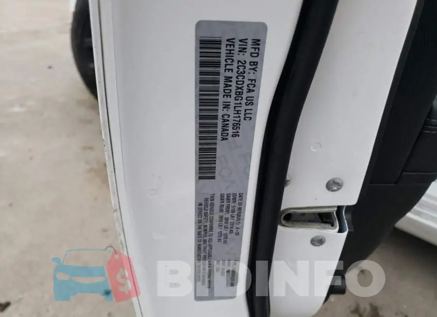 2C3CDXBG1LH176516 Photo# 12