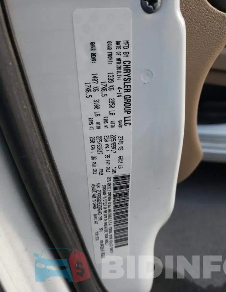 2C4RDGBG9ER376403 Photo# 12