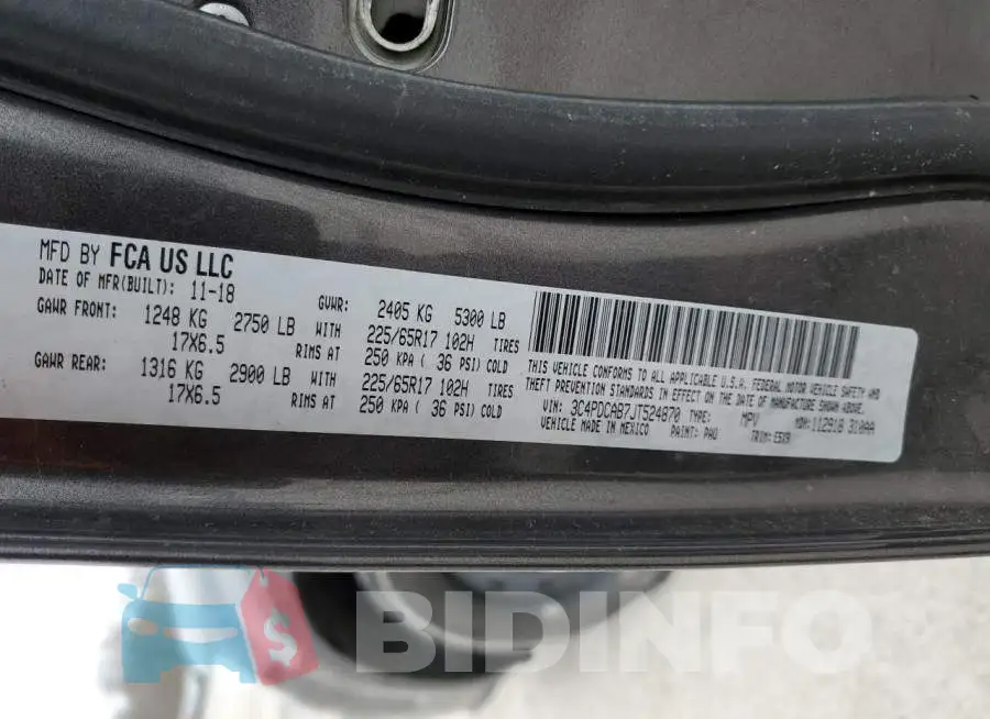 3C4PDCAB7JT524870 Photo# 13
