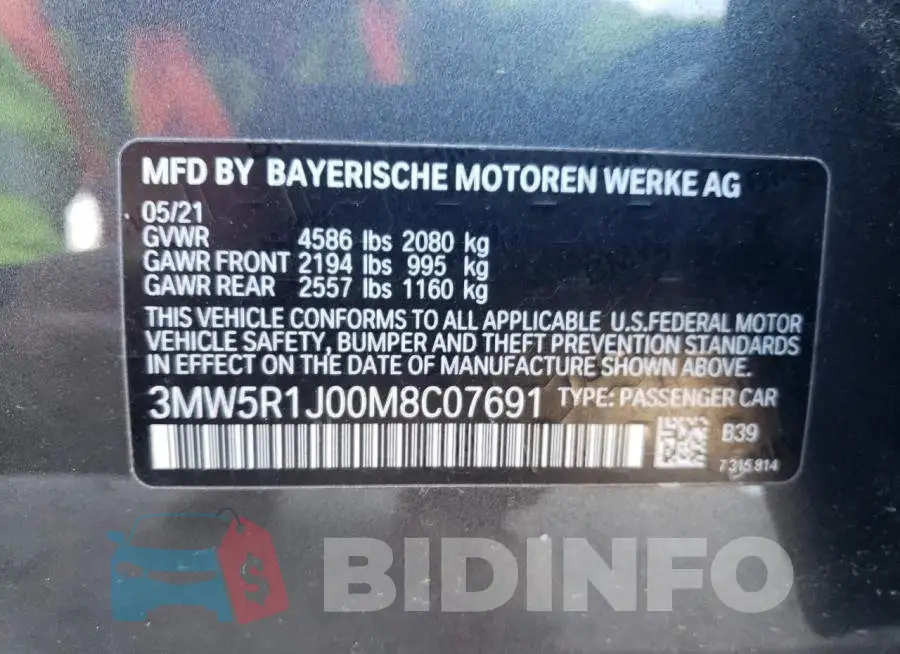 3MW5R1J00M8C07691 Photo# 12