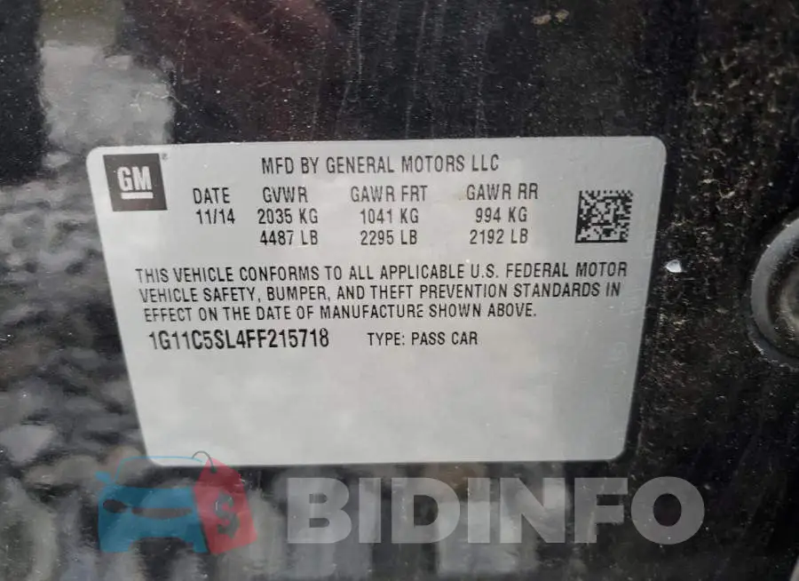 1G11C5SL4FF215718 Photo# 13