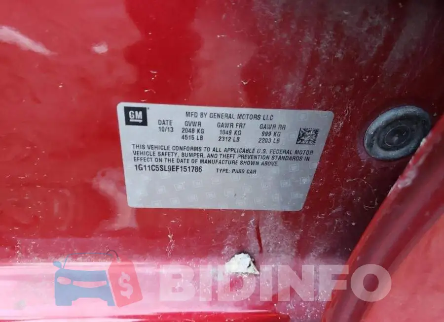 1G11C5SL9EF151786 Photo# 12