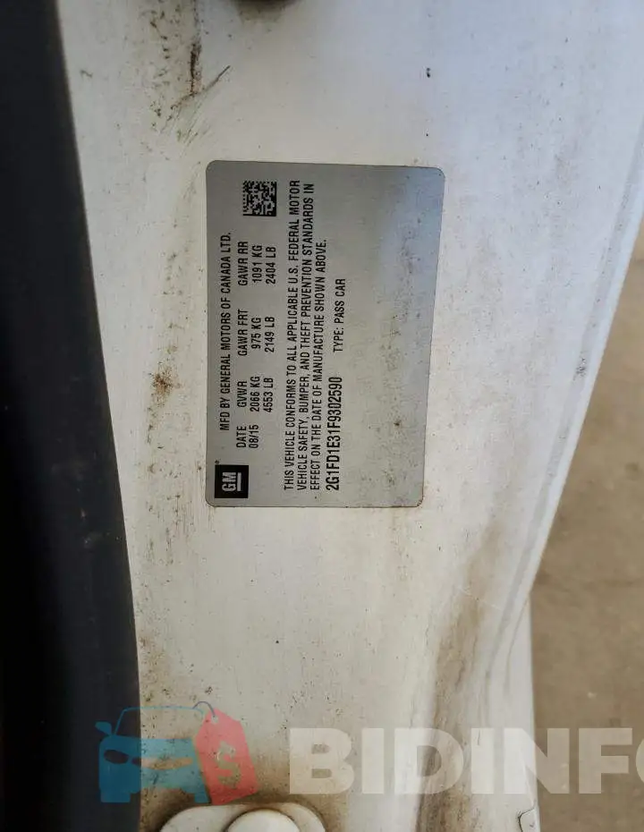 2G1FD1E31F9302590 Photo# 12