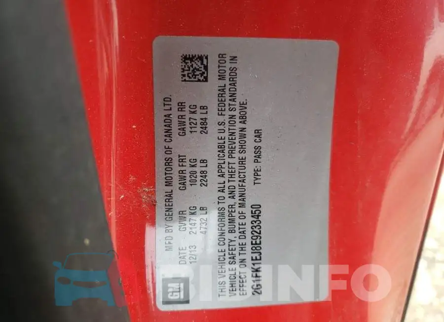 2G1FK1EJ8E9233450 Photo# 12