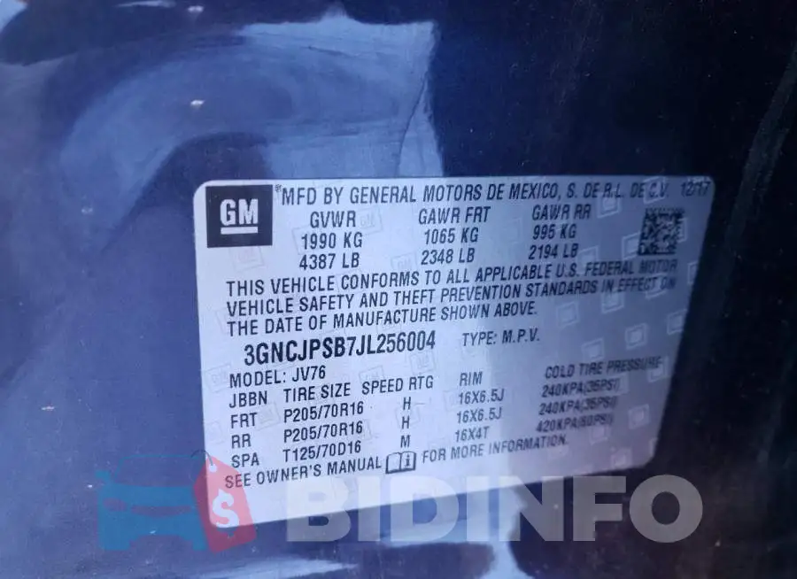 3GNCJPSB7JL256004 Photo# 12