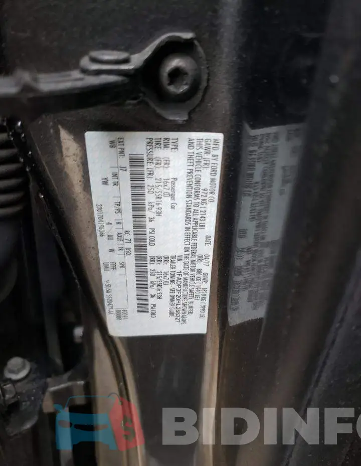 1FADP3F20HL268327 Photo# 12