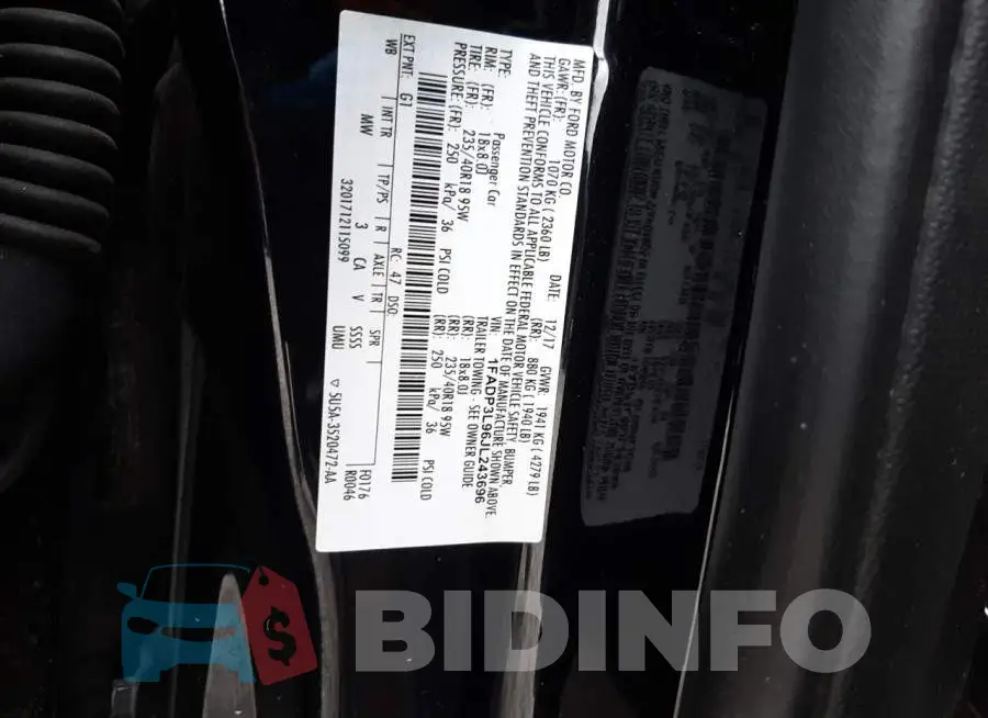1FADP3L96JL243696 Photo# 12