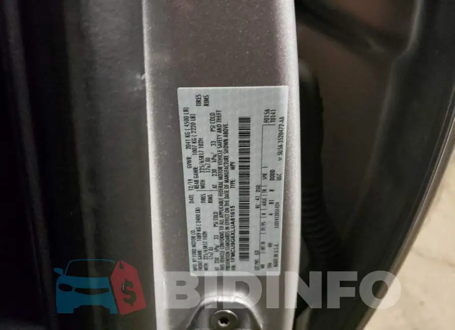 1FMCU9G6XLUA81615 Photo# 13