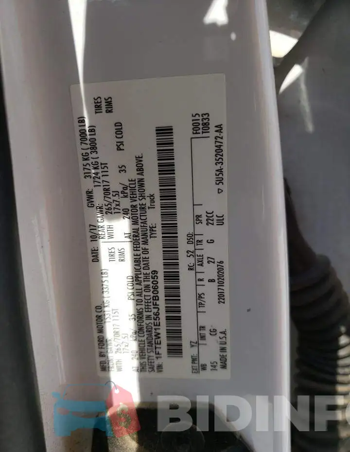 1FTEW1E56JFB06059 Photo# 12