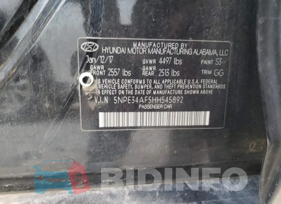5NPE34AF5HH545892 Photo# 12