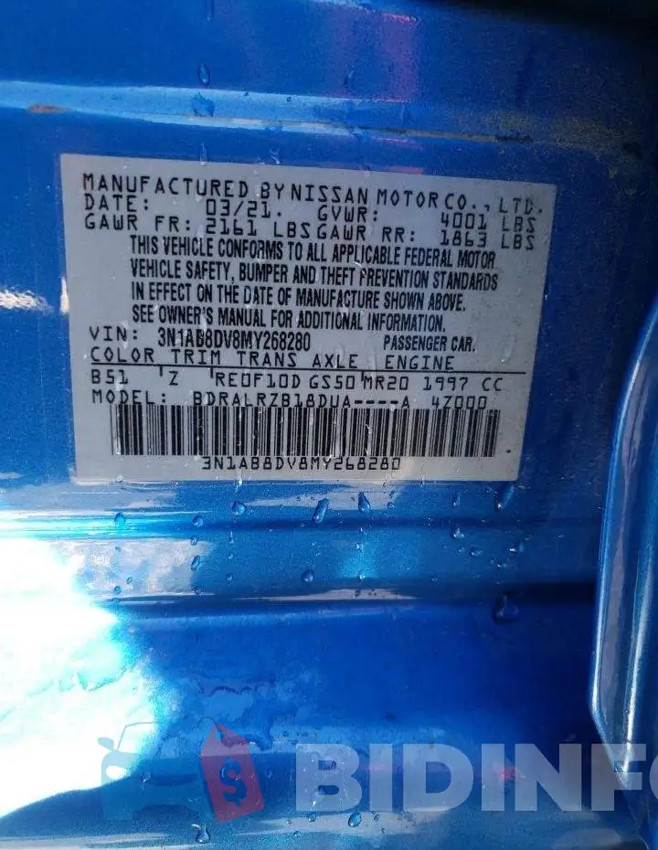 3N1AB8DV8MY268280 Photo# 12