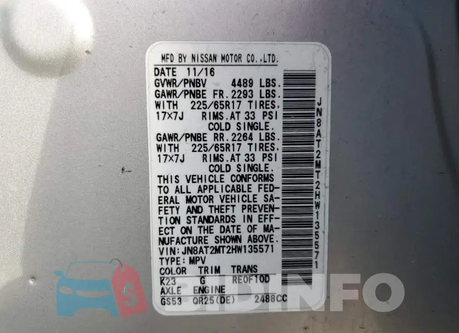 JN8AT2MT2HW135571 Photo# 13