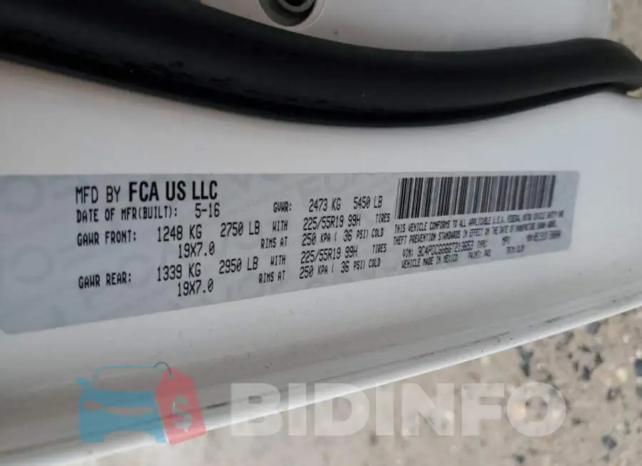 3C4PDCGG6GT213653 Photo# 13