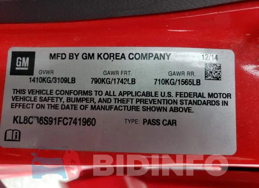 KL8CB6S91FC741960 Photo# 12