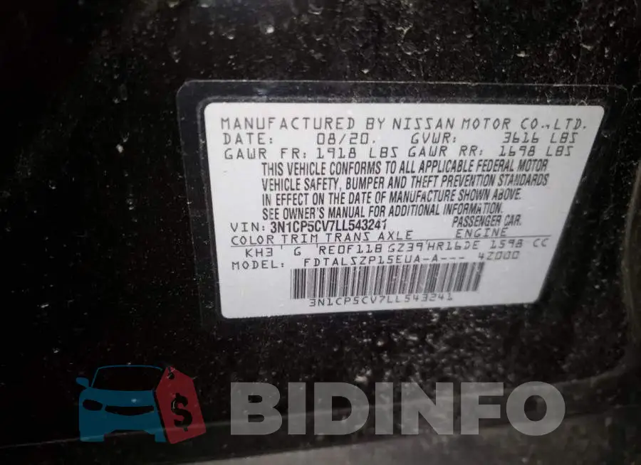 3N1CP5CV7LL543241 Photo# 13